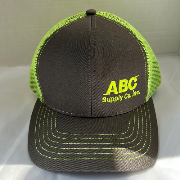 Outdoor Cap Men’s Trucker Hat Neon Gray SnapBack ABC Supply Co - Picture 1 of 7